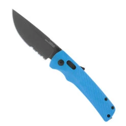 SOG Flash AT Civic Cyan Folding Knife, Combo Blade