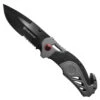 Smith & Wesson Grey Rescue Spring Assist Knife, Black Combo Blade -Knife Shop 1100038front 56489.1551126187