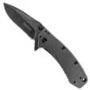 Kershaw BlackWash Cryo Spring Assist Knife, Drop Blade, 1555BW 2 Kershaw BlackWash Cryo Spring Assist Knife, Drop Blade, 1555BW -Knife Shop 1555bw profile 06108.1560264774