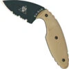 Ka-Bar Coyote Brown TDI Law Enforcement Fixed Blade Knife, Black Combo Blade -Knife Shop 18 6948 Product Primary Image 39235.1580927588