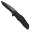 Kershaw Kuro Spring Assist Knife, Black Combo Blade, 1835TBLKST -Knife Shop 1835tblkst profile hi res 22351.1560380087