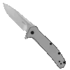 Kershaw Stainless Steel Outcome Assisted Flipper Knife, Stonewashed Drop Point Blade -Knife Shop 2044 profile web 91481.1676559409