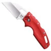 Cold Steel Red Tuff Lite Folder Knife, Satin Blade -Knife Shop 20ltr 09705.1552400652