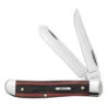 Case Black Red Micarta Smooth Mini Trapper Knife -Knife Shop 27852 27774.1633707548