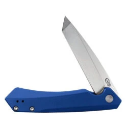 Case Blue Kinzua Flipper Knife, S35VN Satin Tanto Blade