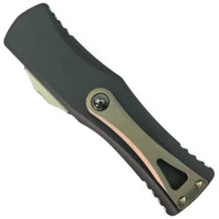 Microtech Black Tactical Hera OTF Knife, Bronze Dagger Blade -Knife Shop 702 13 2 87657.1660324799