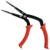 Bubba Blade Red 8.5" Pistol Grip Fishing Pliers, Dark Grey/Black Jaws