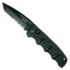 Boker Kalashnikov Tanto Auto Knife, AUS-8 Black Combo Blade -Knife Shop BOKKALS74BTS 1 of 2 51471.1560965282