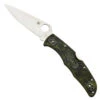 Spyderco Zome Green Endura 4 Folder Knife, VG-10 Satin Blade -Knife Shop C10ZFPGR Open 62304.1550172135