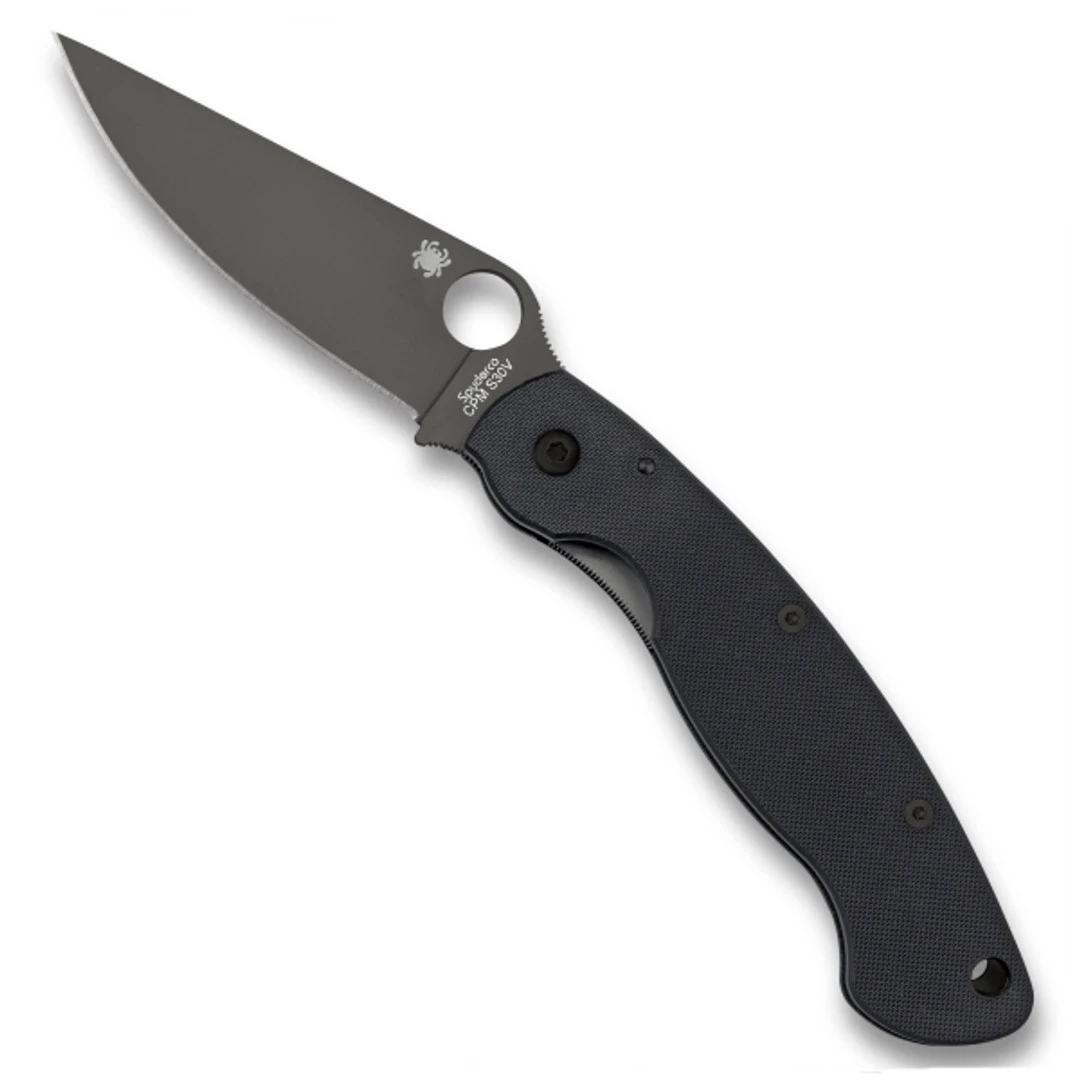 Spyderco Military Folder Knife, CPM-S30V Black Blade 3 Spyderco Military Folder Knife, CPM-S30V Black Blade