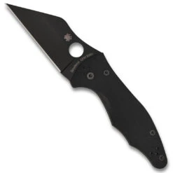 Spyderco Yojimbo 2 Folder Knife, Black Blade