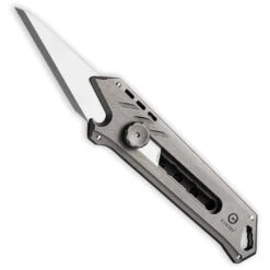 CIVIVI Grey Mandate Utility Knife, Stonewash Finish