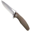 CIVIVI Tan Wyvern Flipper Knife, Satin D2 Blade -Knife Shop CIVC902C 11154.1593870035
