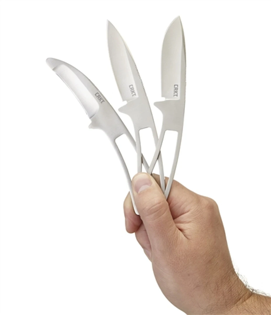 CRKT 2839 Black Fork 3-Piece Stainless Fixed Blade Hunting Knife Set, Satin Blades 6 CRKT 2839 Black Fork 3-Piece Stainless Fixed Blade Hunting Knife Set, Satin Blades - Image 4