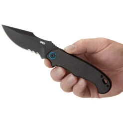CRKT P.S.D. Spring Assist Carbon Fiber Knife, Black Combo Blade -Knife Shop CR7920Kb 93755.1643388611