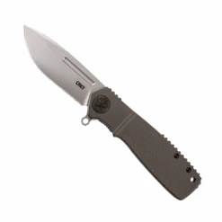 CRKT OD Green Homefront Assisted Flipper Knife, Stonewash Blade
