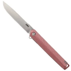 CRKT Ken Onion Maroon Stylus Assist Knife, Satin Blade