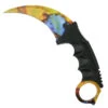 The Archimedes Claw Karambit, Yellow, Blue Mix Blade 2 The Archimedes Claw Karambit, Yellow, Blue Mix Blade -Knife Shop IMG 7122 2 59939.1653925885