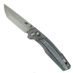 Schrade Black And Gray G10 Truix Pivot Lock Folder Knife, Satin Tanto Blade