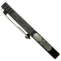 Marfione Custom Hera Black Anodized Alloy OTF Knife, Satin Dagger Blade -Knife Shop IMG 7842 2 28038.1657902494