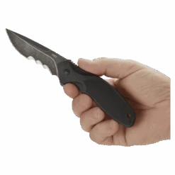 CRKT Shenanigan Black Veff Serrations Spring Assist Knife -Knife Shop K800KKPb 49313.1622231606