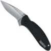 Kershaw 1620SWBLK Scallion Spring Assist Knife, Stonewash Blade