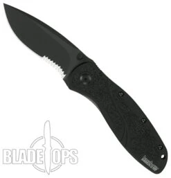 Kershaw Blur Spring Assist Knife, Black Combo Edge Blade, KS1670BLKST -Knife Shop KS1670BLKST 4 84118.1533222074