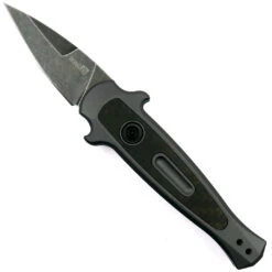 Kershaw Grey Launch 12CA Auto Knife, 1.93" BlackWash Blade