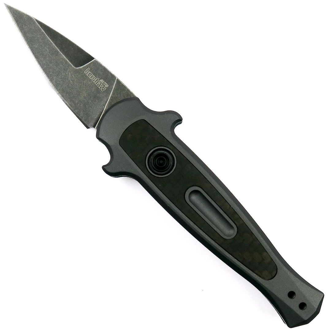 Kershaw Grey Launch 12CA Auto Knife, 1.93" BlackWash Blade 3 Kershaw Grey Launch 12CA Auto Knife, 1.93" BlackWash Blade