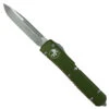 Microtech OD Green Ultratech OTF Auto Knife, Apocalyptic Blade -Knife Shop MT121 10APOD 1 54457.1666971755