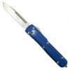 Microtech 121-10CCBL Blue Contoured Ultratech S/E OTF Auto Knife, Stonewash Blade -Knife Shop MT121 10CCBL 2 45124.1533222146