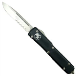Microtech 121-5 Contoured Ultratech S/E OTF Auto Knife, Satin Combo Blade