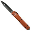 Microtech Orange Contoured Ultratech D/E OTF Auto Knife, Black Blade -Knife Shop MT122 1CCOR 2 12889.1571783624