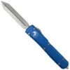 Microtech Blue Spartan Ultratech OTF Auto Knife, Satin Blade