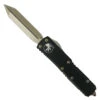 Microtech UTX-85 Spartan OTF Auto Knife, Bronze Double Tanto Blade -Knife Shop MT230 13 1 50583.1677707434