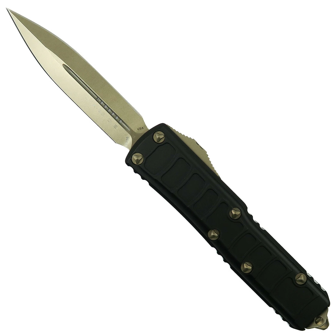 Microtech Signature Series UTX-85 OTF II Auto Knife, Bronze Dagger Blade 3 Microtech Signature Series UTX-85 OTF II Auto Knife, Bronze Dagger Blade
