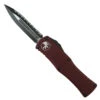 Microtech Merlot Hera OTF Knife, Black Serrated Dagger Blade -Knife Shop MT702 3MR 1 30727.1676130443