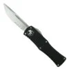 Microtech Hera OTF Knife, Stonewash Part Serrated Blade -Knife Shop MT703 11 1 97290.1676130955