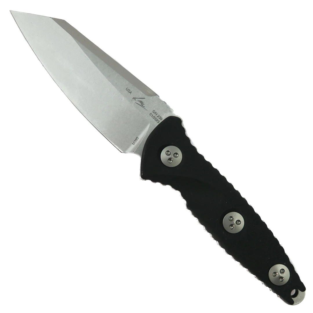 Microtech Socom Alpha Mini Warcom Fixed Blade Knife, Stonewash 3 Microtech Socom Alpha Mini Warcom Fixed Blade Knife, Stonewash