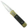 Pro-Tech 7114 Fat Carbon Inlay Bronze Aluminum Godson Auto Knife, Satin Blade -Knife Shop PT7114BlkCamo 1 68135.1665240761