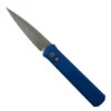 Pro-Tech Blue Godfather Auto Knife, Bead Blast Blade -Knife Shop PT920BLUE 2 87196.1643755264