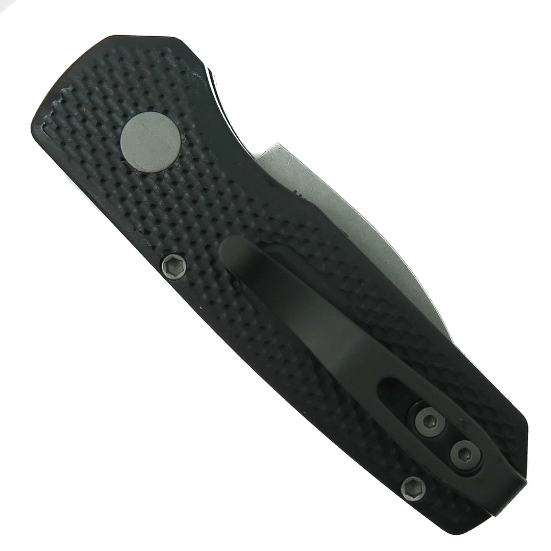Pro-Tech Textured Runt 5 Auto Knife, Wharncliffe Stonewash Magnacut Blade 4 Pro-Tech Textured Runt 5 Auto Knife, Wharncliffe Stonewash Magnacut Blade - Image 2