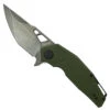 REVO Berserk Carry Green G-10 REV 2 Frame Lock Knife, Black Stonewash -Knife Shop RVBERREV2ODG 2 65626.1644856031