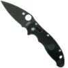 Spyderco Lightweight Manix 2 Folder Knife, CTS-BD1 Black Blade -Knife Shop SPYC101PBBK2 1 of 2 07188.1560882482