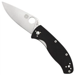 Spyderco C122GP Tenacious Folder Knife, Satin Blade