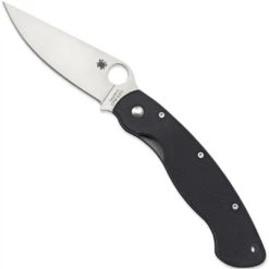 Spyderco C36GPLE Left Handed Military Folder Knife, CPM-S30V Satin Blade