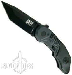 Smith & Wesson M&P MAGIC Assist Knife, Tanto Black Plain Blade, SWMP3B -Knife Shop SWMP3B 4 28699.1533221875