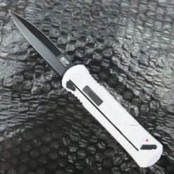 New Arrival 5 Smith & Wesson Exclusive Storm Trooper OTF Spring Assist Knife, Black Blade