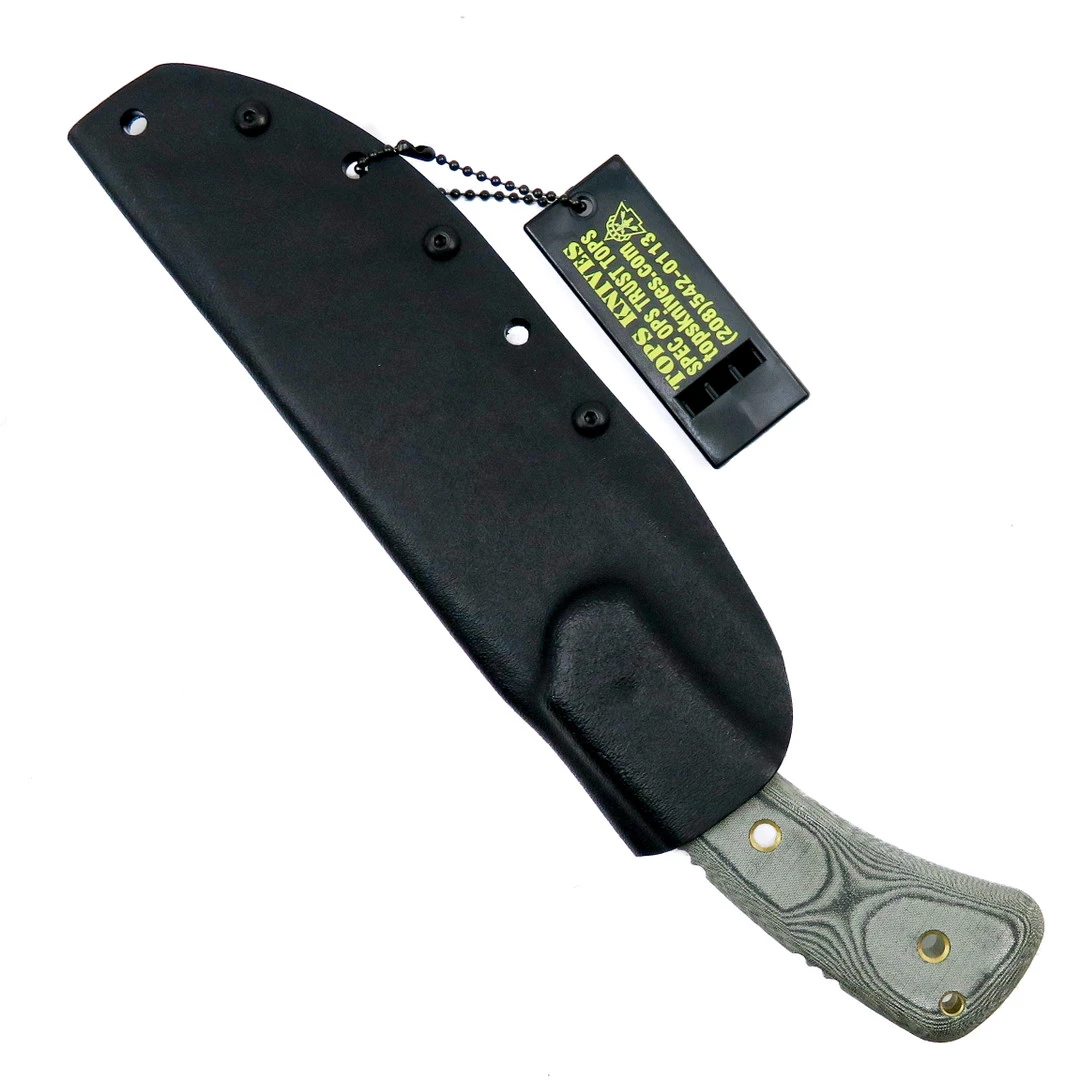 TOPS Knives Pasayten Light Traveller Knife, Tactical Grey Blade 4 TOPS Knives Pasayten Light Traveller Knife, Tactical Grey Blade - Image 2