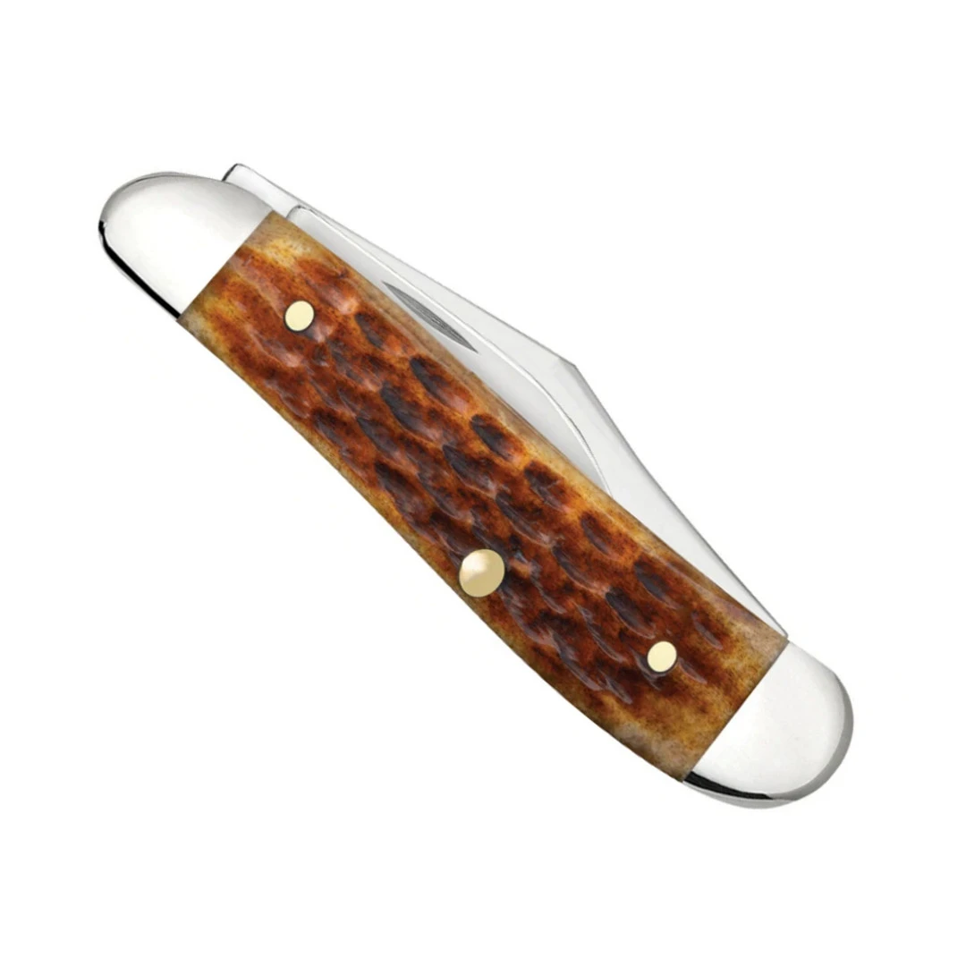 Case Antique Bone Rogers Corn Cob Jig Peanut Knife, Polish Finished Blades 4 Case Antique Bone Rogers Corn Cob Jig Peanut Knife, Polish Finished Blades - Image 2